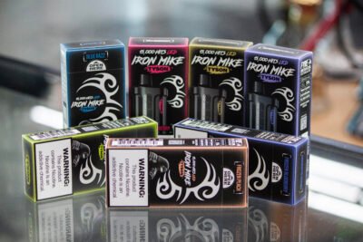 Experience the power of Iron Mike Tyson Vape at One Stop Smoke Shop. High-performance, long-lasting 15,000-puff disposable vapes with bold flavors for the ultimate vaping experience.