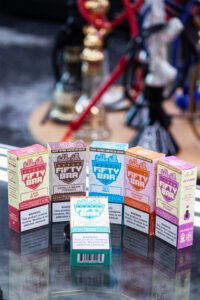 Experience the Fifty Bar Disposable Vape at One Stop Smoke Shop. Enjoy rich flavors, smooth hits, and up to 10,000 puffs for the ultimate vaping satisfaction.