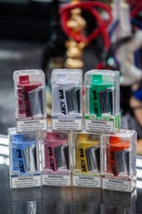Discover the Juicy Bar Disposable Vape at One Stop Smoke Shop. Enjoy intense flavors, a smooth vaping experience, and up to 10,000 puffs for long-lasting satisfaction.