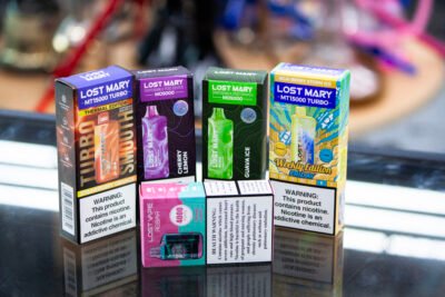 Lost Mary Thermal Edition & Turbo disposable vapes at One Stop Smoke Shop – bold flavors, smooth hits, long-lasting battery.