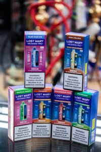 Lost Mary Thermal Edition, Turbo & Mega disposable vapes at One Stop Smoke Shop – premium flavors, smooth hits, and long-lasting battery.