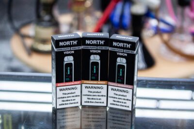 North Vision premium vape – top-tier flavors and smooth hits at One Stop Smoke Shop, the best vape shop in Houston. 