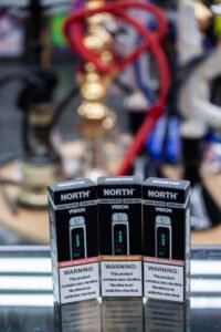 North Vision premium vape – top-tier flavors and smooth hits at One Stop Smoke Shop, the best vape shop in Houston. 