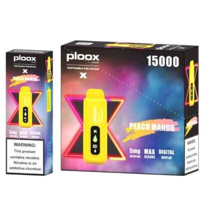 Ploox Me 15000 Portable Hookah Vape – sleek design, 15,000 puffs, bold hookah flavors, available at One Stop Smoke Shop, the best smoke shop in Houston.
