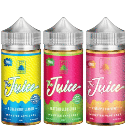 The Juice E-Liquid premium vape juice bottles available at One Stop Smoke Shop Houston.